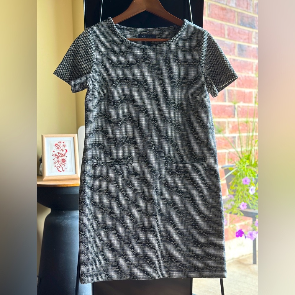 Tahari Dress With Crew Neck